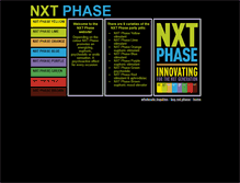 Tablet Screenshot of nxt-phase.com